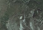 Foto del lago Presena dal satellite