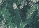 Foto del lago di Valle dal satellite
