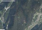 Itinerario lago delle Rane dal satellite