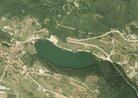 Lago di Canzolino dal satellite