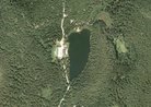 Lago di Santa Colomba dal satellite