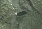 Lago di Saleci  dal satellite