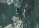 Foto del lago di Lases dal satellite
