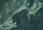 Lago delle Piazze dal satellite