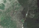 Foto del lago Venezia dal satellite