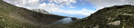 Veduta panoramica  del laghetto Cima Bassetta