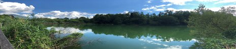 Veduta panoramica del lago di Madrano