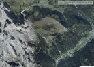 Itinerario lago Antermoia dal satellite