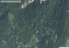Itinerario lago di Santa Colomba  dal satellite