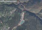 Itinerario lago di Coredo dal satellite