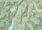 Mappa stradario lago di Ledro